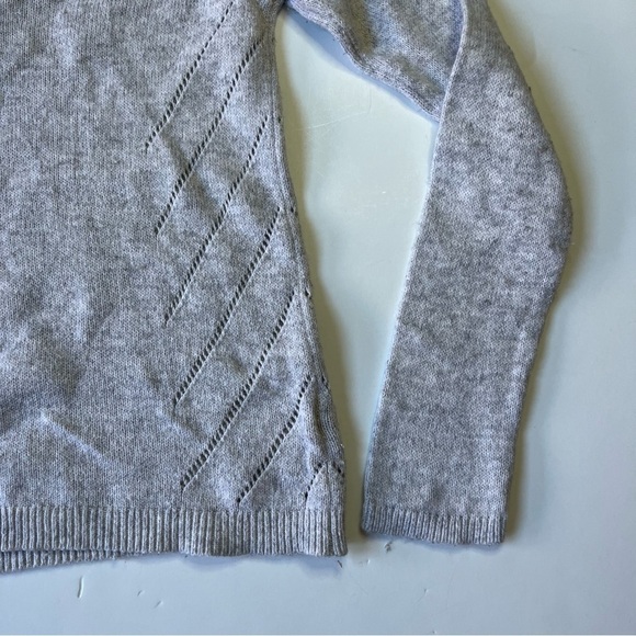 Anthropologie Moth Gray Cashmere Sweater Size Small - Picture 2 of 7
